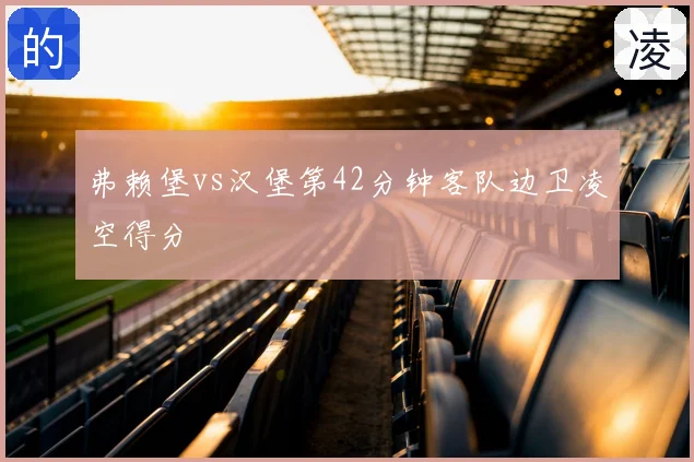弗赖堡vs汉堡第42分钟客队边卫凌空得分
